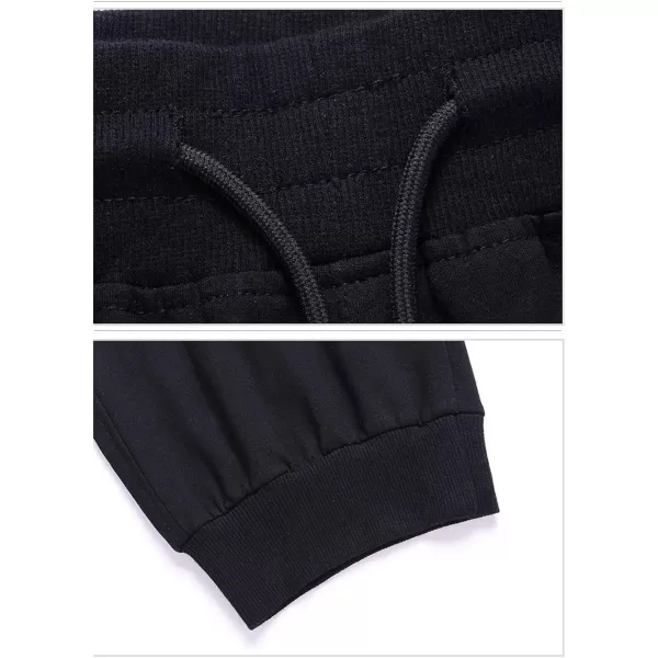 Flygo Men's Sweat Shorts Below Knee Cotton Workout Bodybuilding Running 3/4 Jogger Capri Pants