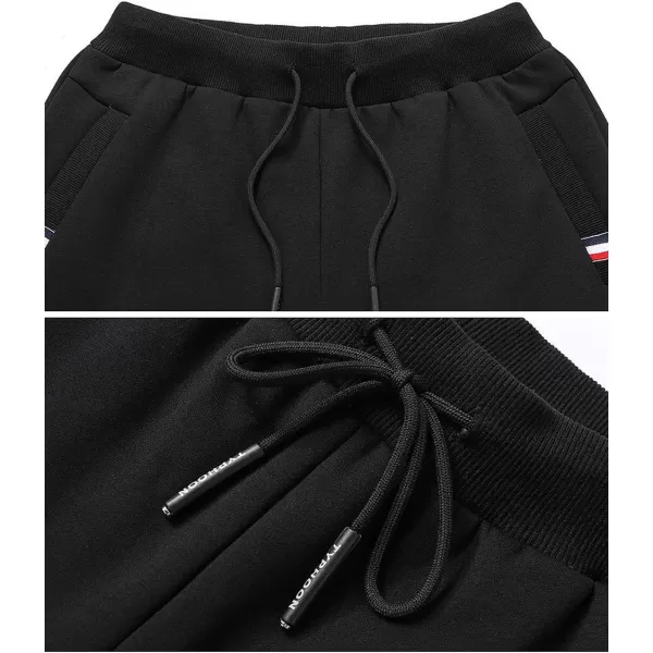 Flygo Men's Warm Fleece Pants Sherpa Lined Active Running Camping Sweatpants