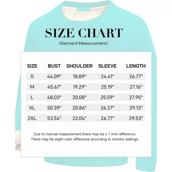 Flygo Men's Warm Sherpa Lined Crewneck Sweatshirts Fleece Pullover Tops Heavy-weight Thick Thermal Cotton Sweat-Shirts