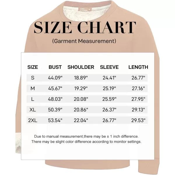 Flygo Men's Warm Sherpa Lined Crewneck Sweatshirts Fleece Pullover Tops Heavy-weight Thick Thermal Cotton Sweat-Shirts