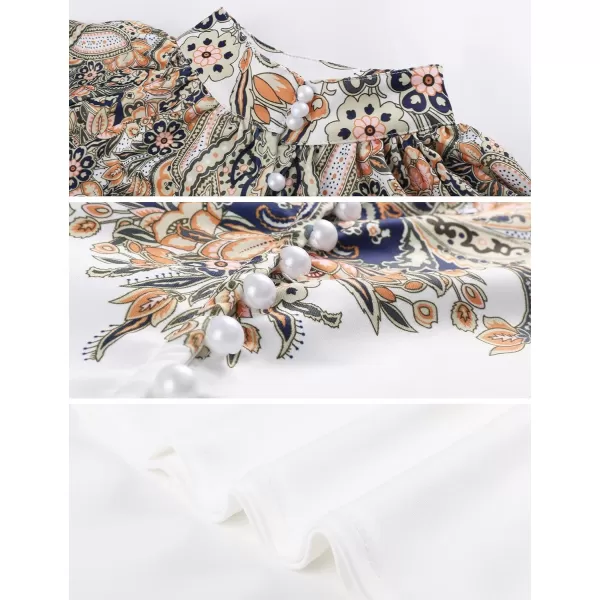 Flygo 2 piece Shirt and Shorts Sets Button Blouse Printing Loose Cotton Linen Elastic Waist Lounge Set Outfits