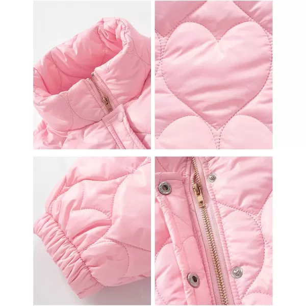 Flygo Cropped Puffer Jacket Womens Lightweight Zip Up Quilted Jackets Short Padded Winter Coat