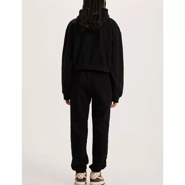 Flygo Jogging Suits for Women 2 Piece Sweatsuits Tracksuits Outfits Spring Crop Hoodie Pants Sets