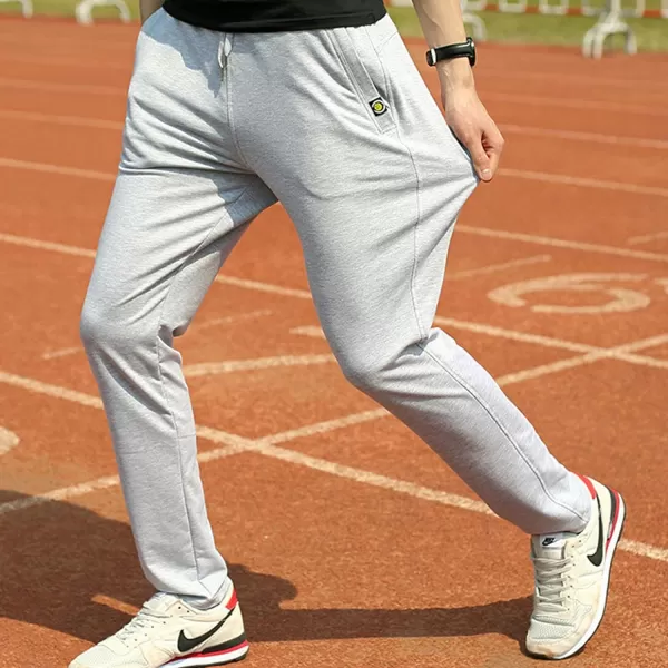 Flygo Mens Casual Straight Leg Sweat Pants Running Active Sports Jogger Pants