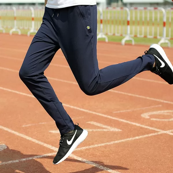 Flygo Mens Casual Straight Leg Sweat Pants Running Active Sports Jogger Pants