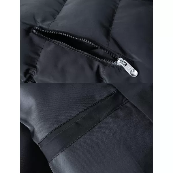 Flygo Men's Casual Winter Warm Outdoor Padded Puffer Vest Quilted Coat Jacket