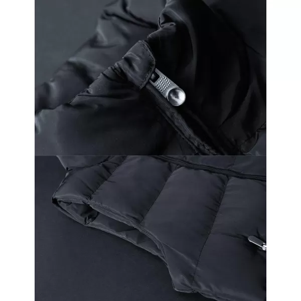 Flygo Men's Casual Winter Warm Outdoor Padded Puffer Vest Quilted Coat Jacket