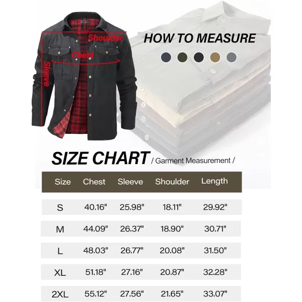 Flygo Mens Flannel Lined Shirt Jacket Vintage Snap Button Western Jacket Outdoor Cowboy Shirts Jackets
