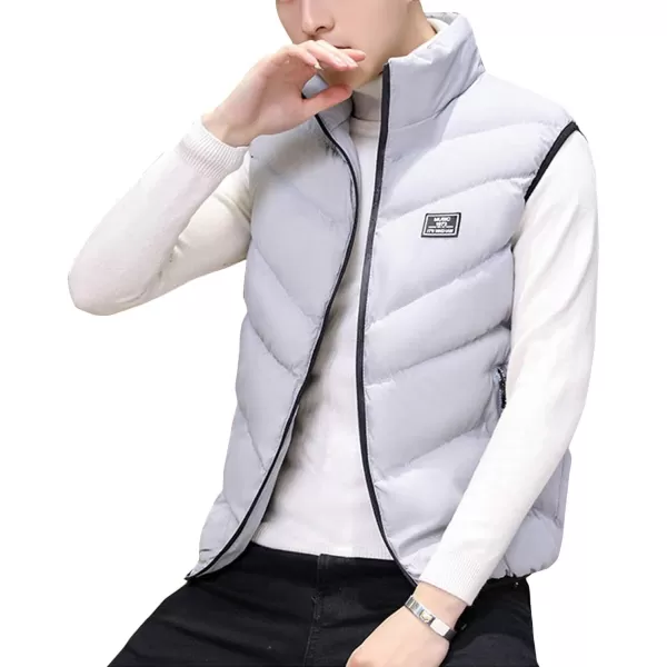 Flygo Men's Lightweight Down Vest Outdoor Water-Resistance Puffer Vest Jacket