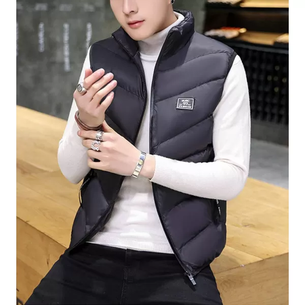Flygo Men's Lightweight Down Vest Outdoor Water-Resistance Puffer Vest Jacket