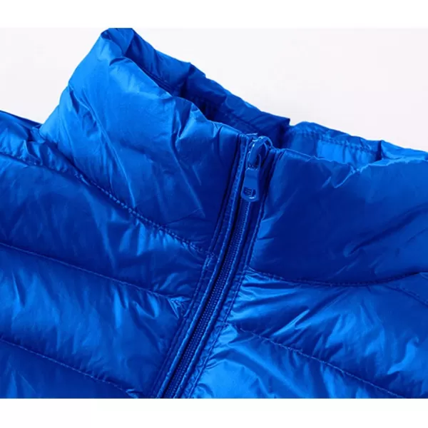 Flygo Men's Outdoor Lightweight Packable Puffer Vest Sleeveless Casual Work Down Vests