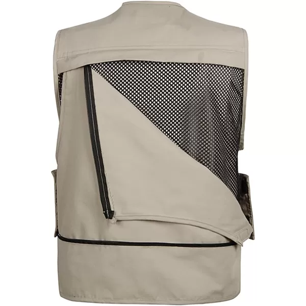 Flygo Men's Outdoor Work Utility Fishing Hunting Photography Travel Vest with Multiple Pockets