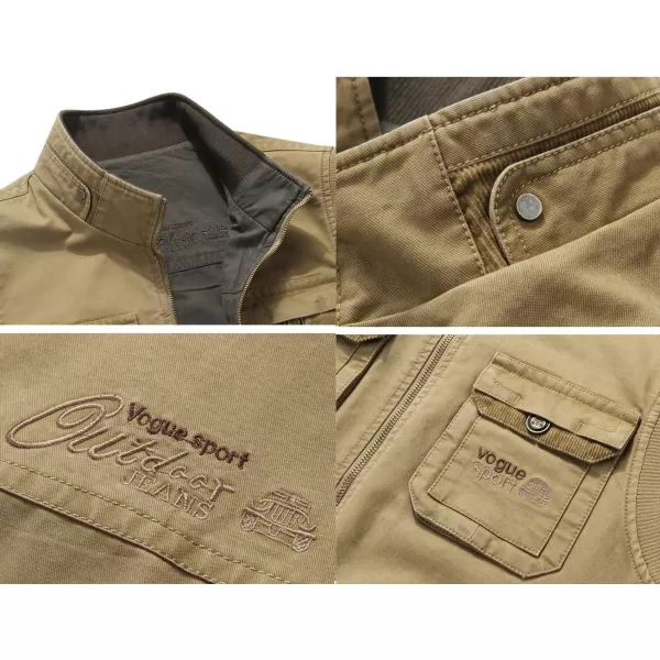 Flygo Men's Reversible Cotton Outdoor Fish Photo Travels Casual Vests with Pockets