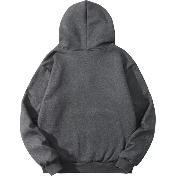 Flygo Men's Sherpa Hoodie Jacket Fleece Lined Zip Up Warm Hoodies Sweatshirt Winter Zipper Sweater Hooded Coat