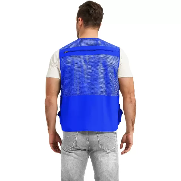 Flygo Mens Summer Outdoor Work Safari Fishing Travel Photo Vest with Pockets