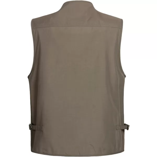 Flygo Mens Summer Outdoor Work Safari Fishing Travel Photo Vest with Pockets