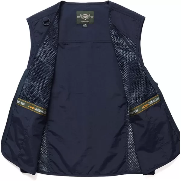 Flygo Mens Summer Outdoor Work Safari Fishing Travel Photo Vest with Pockets