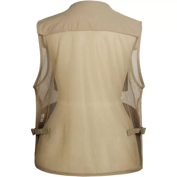 Flygo Mens Summer Outdoor Work Safari Fishing Travel Photo Vest with Pockets