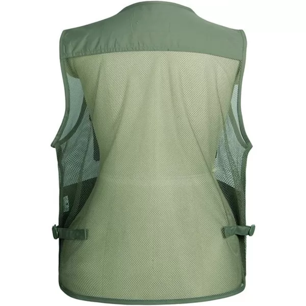 Flygo Mens Summer Outdoor Work Safari Fishing Travel Photo Vest with Pockets
