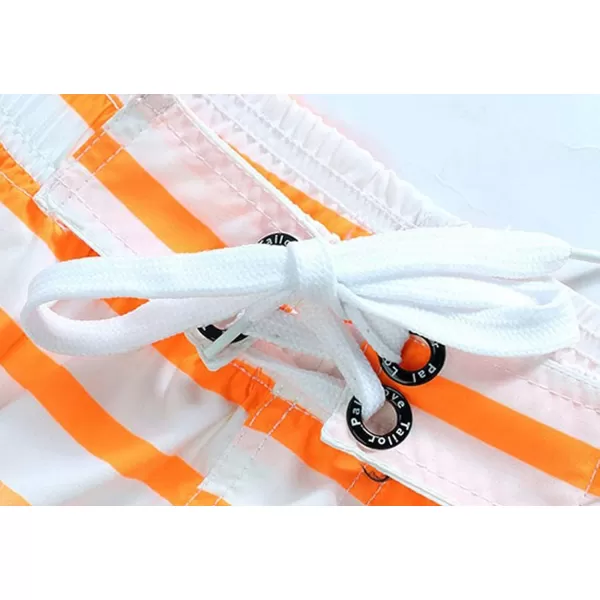 Flygo Mens Summer Swim Trunks Palm Tree Printed Quick Dry Beach Board Shorts with Mesh Lining
