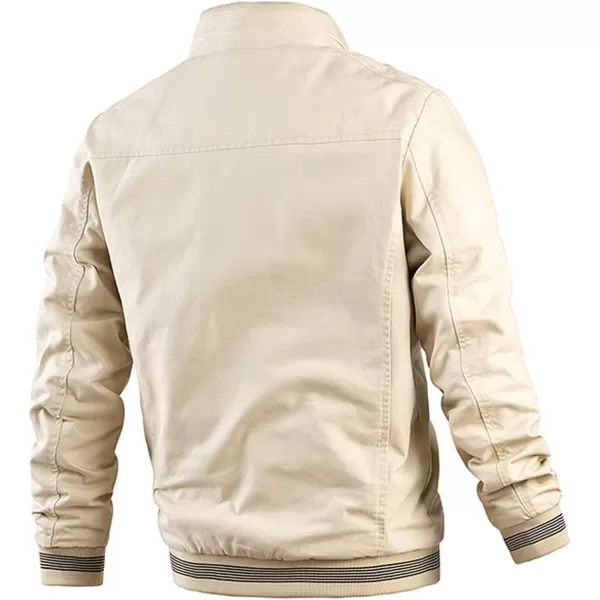 Flygo Men's Thick Winter Jackets Fleece Lined Cotton Bomber Work Jackets with Pockets