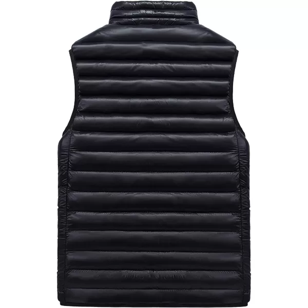 Flygo Men's Winter Lightweight Quilted Cotton Padded Puffer Outdoor Vest jacket