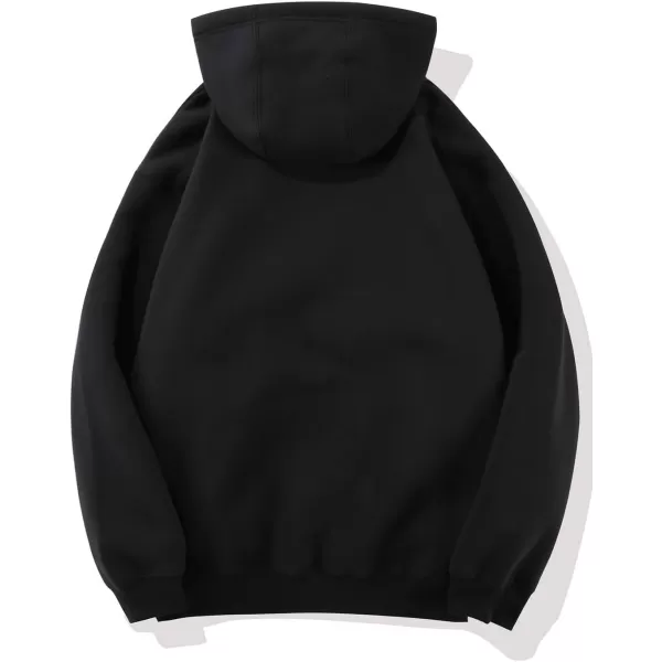 Flygo Men's Winter Warm Sherpa Lined Crewneck Sweatshirt Fleece Pullover Tops