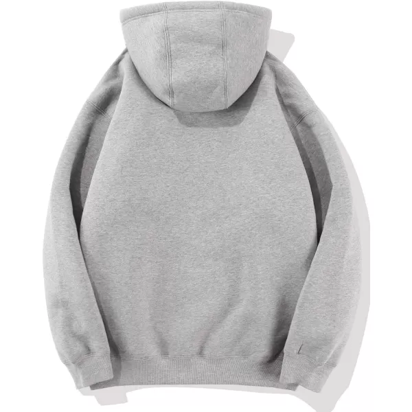 Flygo Men's Winter Warm Sherpa Lined Crewneck Sweatshirt Fleece Pullover Tops