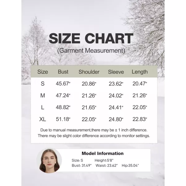Flygo Women Cropped Puffer Jacket Winter Jackets Lightweight Zip Up Stand Collar Quilted Coats