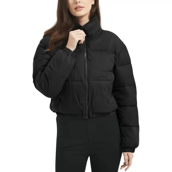 Flygo Women Lightweight Quilted Jacket Corduroy Puffer Jackets Zip Up Fall Winter Coats