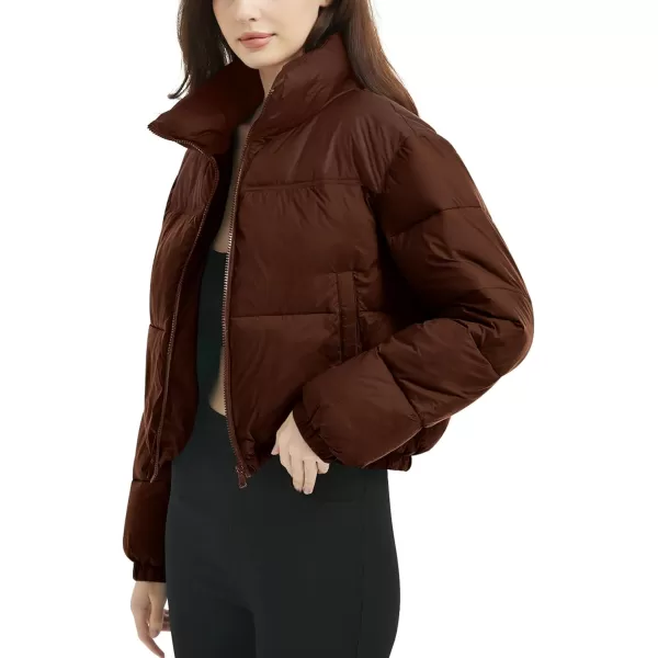 Flygo Women Lightweight Quilted Jacket Corduroy Puffer Jackets Zip Up Fall Winter Coats