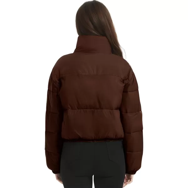 Flygo Women Lightweight Quilted Jacket Corduroy Puffer Jackets Zip Up Fall Winter Coats
