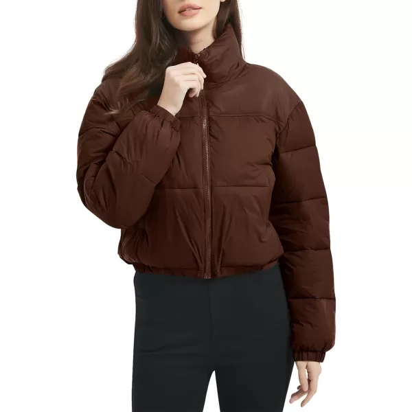 Flygo Women Lightweight Quilted Jacket Corduroy Puffer Jackets Zip Up Fall Winter Coats