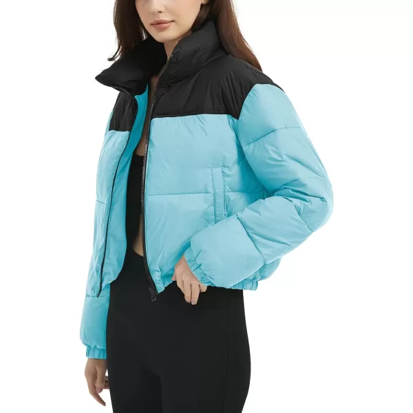 Flygo Women Lightweight Quilted Jacket Corduroy Puffer Jackets Zip Up Fall Winter Coats