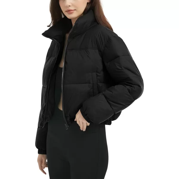 Flygo Women Lightweight Quilted Jacket Corduroy Puffer Jackets Zip Up Fall Winter Coats