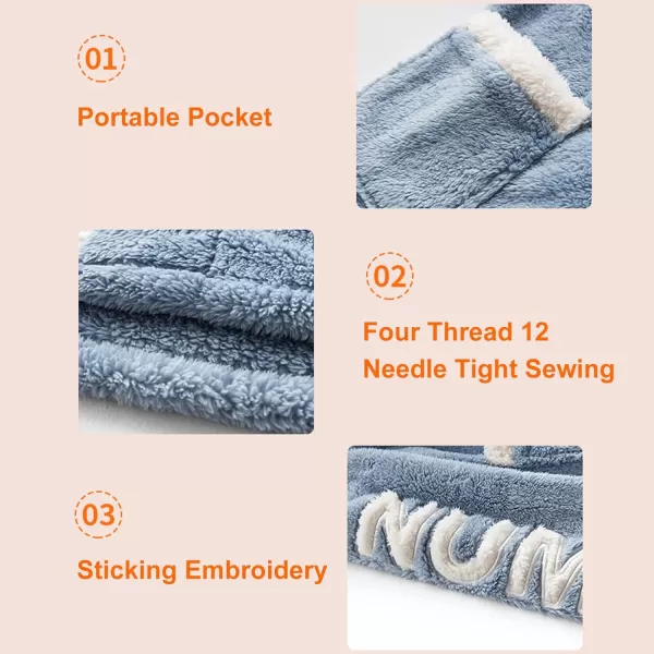 Flygo Womens Coral Fleece Pajamas Sets Fuzzy Sherpa Flannel Loungewear Cozy Winter Sleepwear