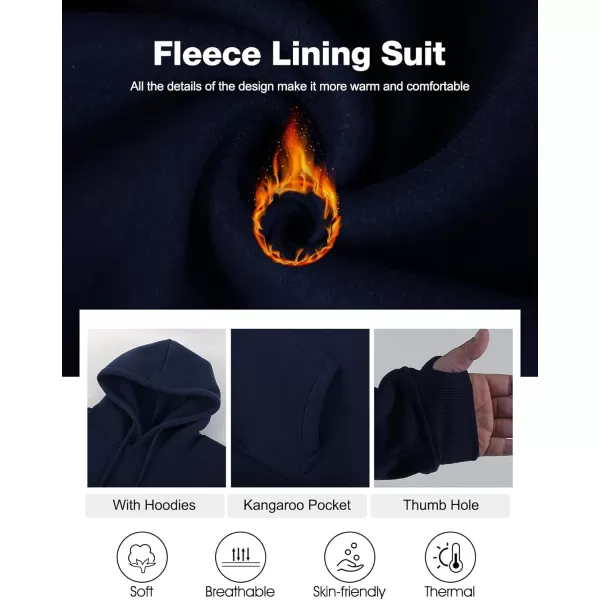 Flygo Womens Fleece 2 Piece Outfits Sweatsuit Crop Pullover Sweatshirt Joggers Pants Tracksuit Set