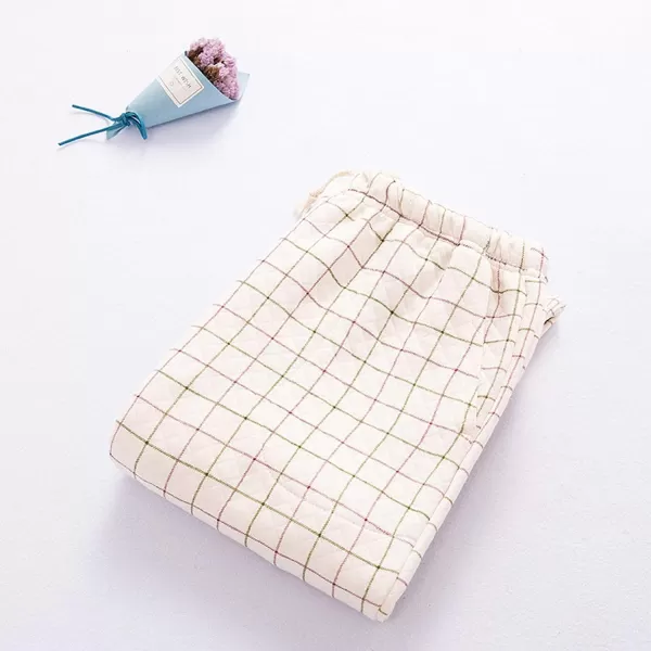 Flygo Women's High Waisted Pajama Pants PJ Sleep Bottom Harem Lounge Trousers