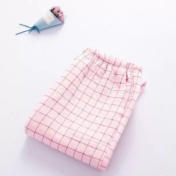 Flygo Women's High Waisted Pajama Pants PJ Sleep Bottom Harem Lounge Trousers
