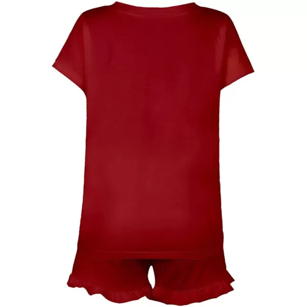 Flygo Women's Shorts Pajama Set Short Sleeve 2 Pieces Pajamas Sleepwear Nightwear Pjs