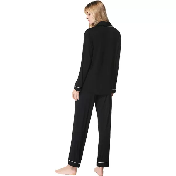Flygo Women's Soft Long Sleeve Pajama PJ Set Sleepwear