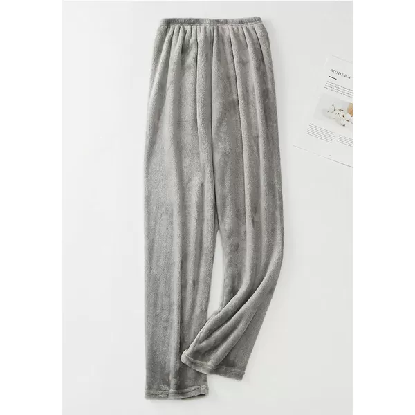Flygo Womens Soft Plush Flannel Pajama Pants PJ Bottoms Sleepwear