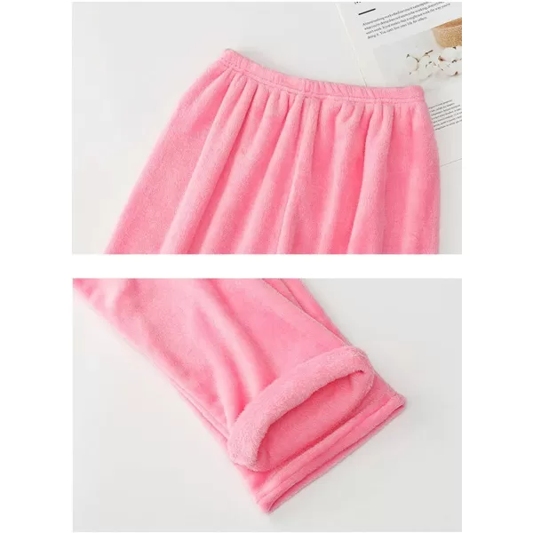 Flygo Womens Soft Plush Flannel Pajama Pants PJ Bottoms Sleepwear