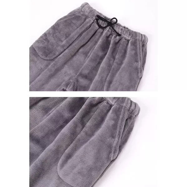 Flygo Women's Thick Winter Warm Pajama Pants Flannel Loungewear Sleep Trousers