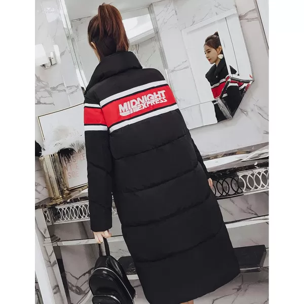 Flygo Women's Thickened Down Puffer Jacket Winter Warm Heavy Parka Coats