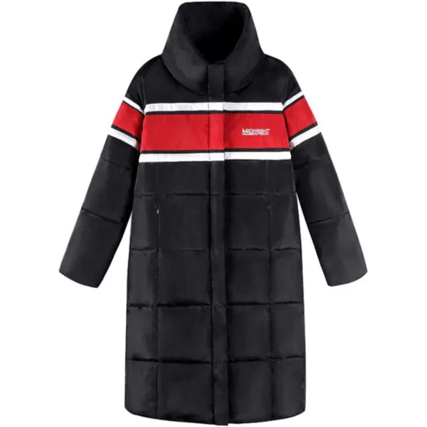 Flygo Women's Thickened Down Puffer Jacket Winter Warm Heavy Parka Coats