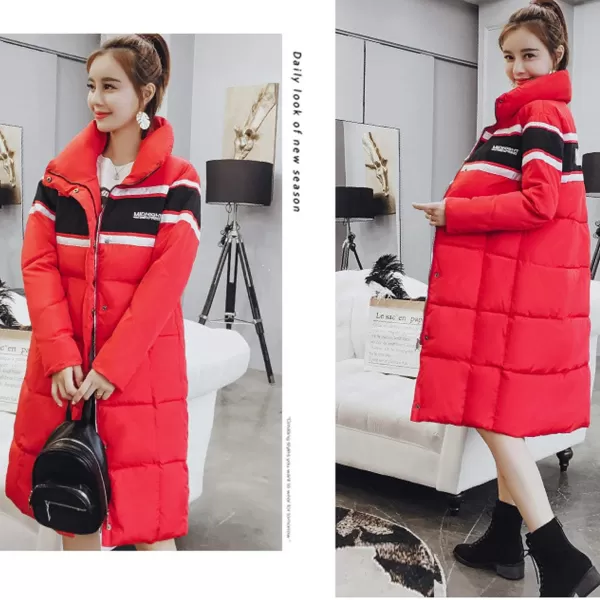 Flygo Women's Thickened Down Puffer Jacket Winter Warm Heavy Parka Coats