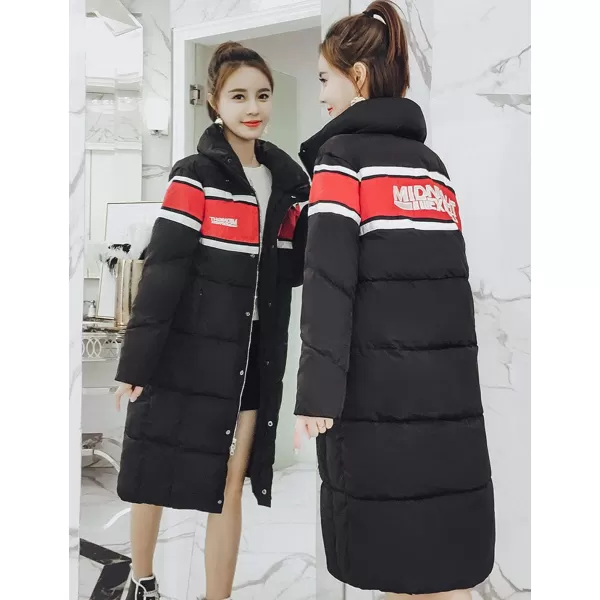Flygo Women's Thickened Down Puffer Jacket Winter Warm Heavy Parka Coats