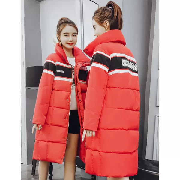 Flygo Women's Thickened Down Puffer Jacket Winter Warm Heavy Parka Coats