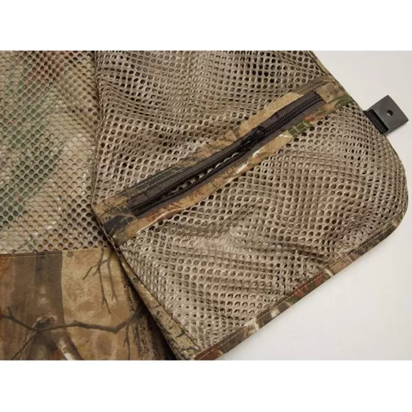 Flygo Zhusheng Men's Fishing Outdoor Utility Hunting Climbing Tactical Camo Mesh Removable Vest with Multiple Pockets
